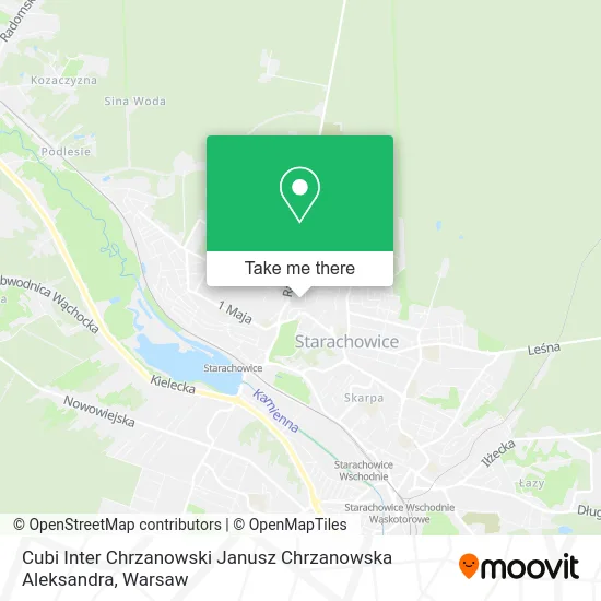 Cubi Inter Chrzanowski Janusz Chrzanowska Aleksandra map