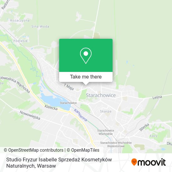 Studio Fryzur Isabelle Sprzedaż Kosmetyków Naturalnych map