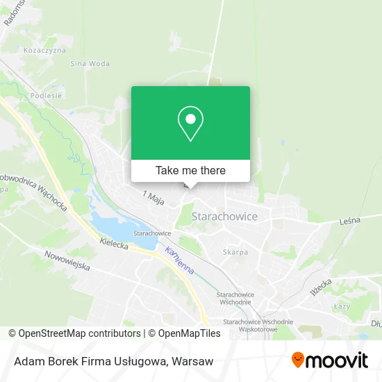 Карта Adam Borek Firma Usługowa