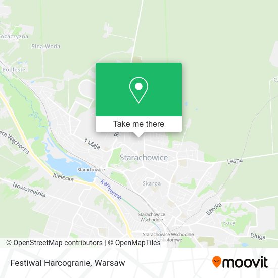 Карта Festiwal Harcogranie