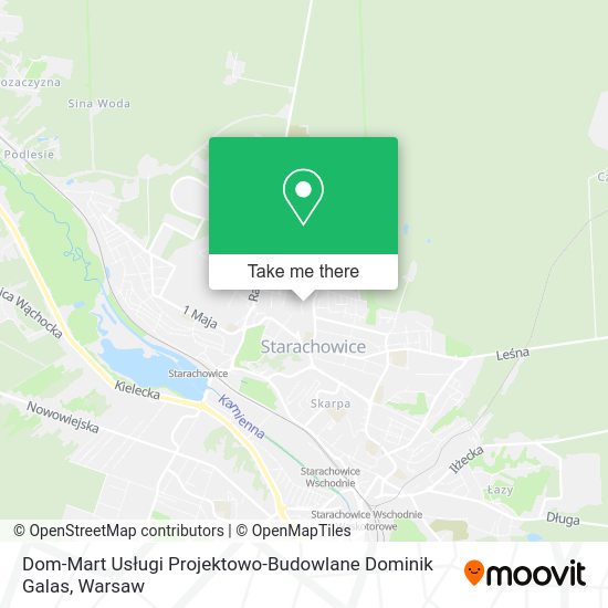 Карта Dom-Mart Usługi Projektowo-Budowlane Dominik Galas