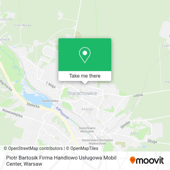 Piotr Bartosik Firma Handlowo Usługowa Mobil Center map