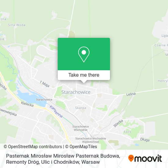 Pasternak Mirosław Mirosław Pasternak Budowa, Remonty Dróg, Ulic i Chodników map