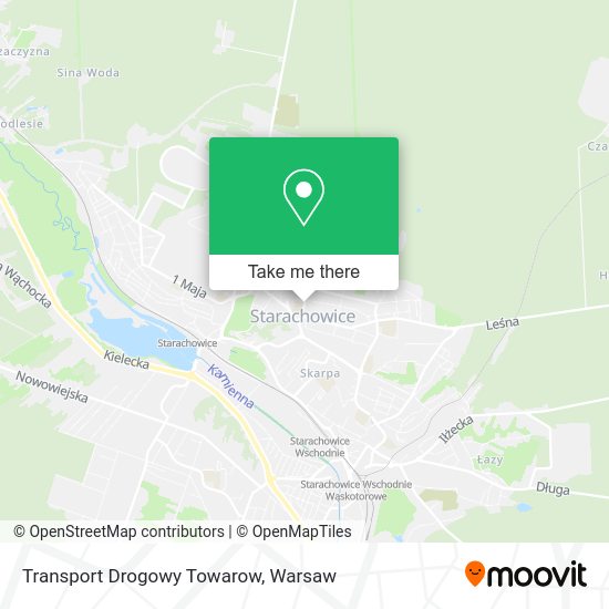 Transport Drogowy Towarow map