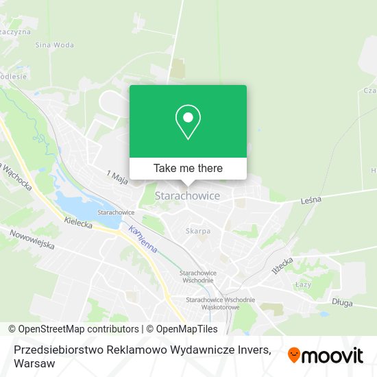 Przedsiebiorstwo Reklamowo Wydawnicze Invers map