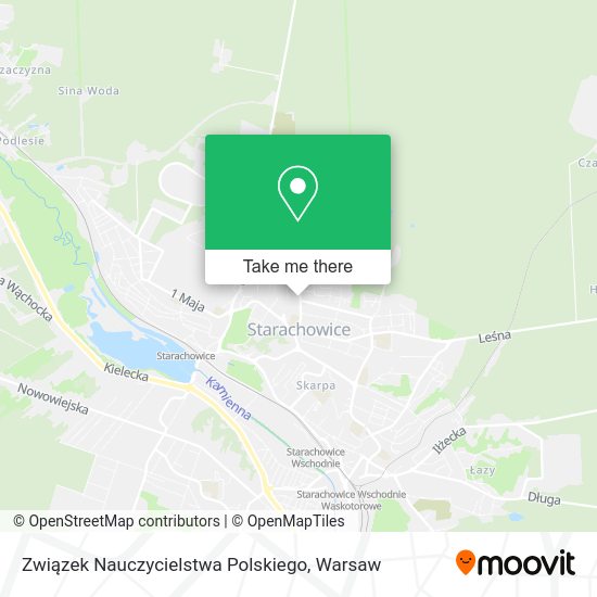 Związek Nauczycielstwa Polskiego map