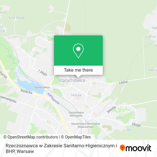 Rzeczoznawca w Zakresie Sanitarno-Higienicznym i BHP map