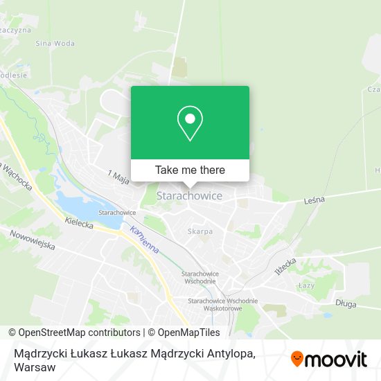 Mądrzycki Łukasz Łukasz Mądrzycki Antylopa map