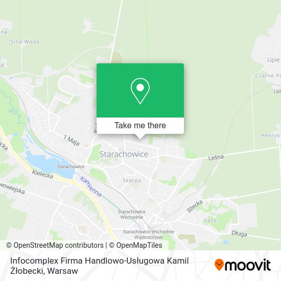 Infocomplex Firma Handlowo-Usługowa Kamil Żłobecki map