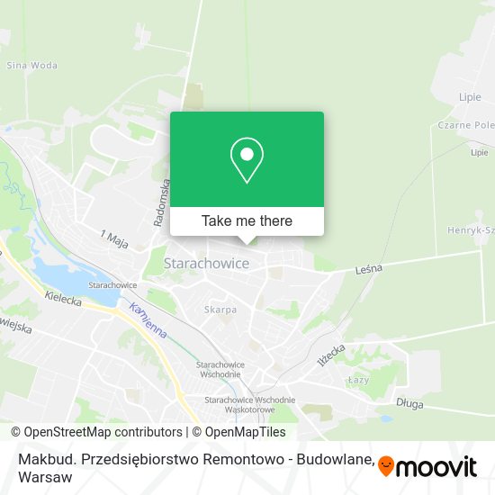 Карта Makbud. Przedsiębiorstwo Remontowo - Budowlane