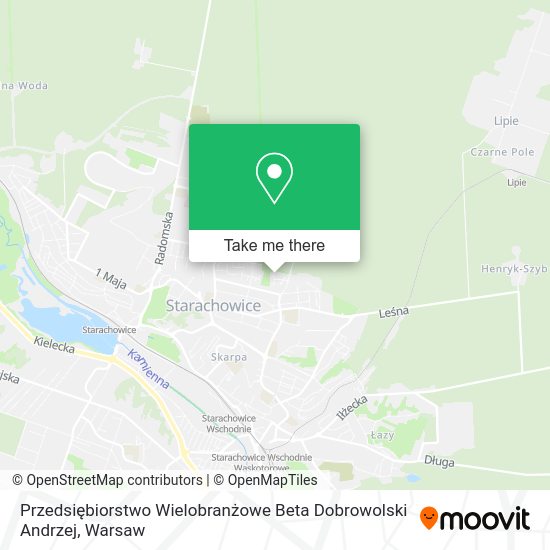 Przedsiębiorstwo Wielobranżowe Beta Dobrowolski Andrzej map