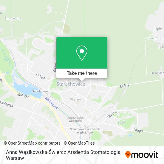 Anna Wąsikowska-Świercz Arsdentia Stomatologia map