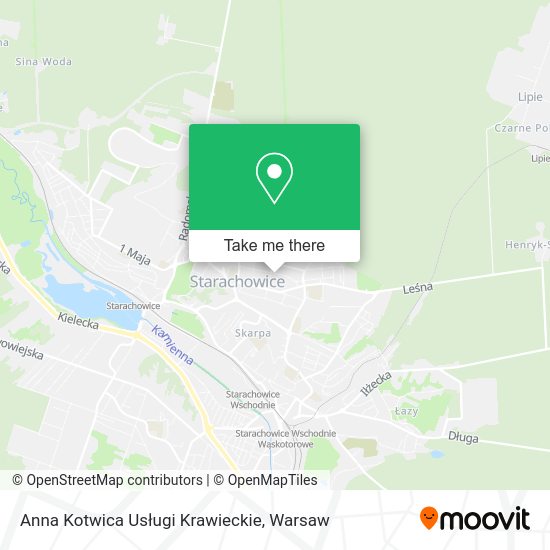 Anna Kotwica Usługi Krawieckie map