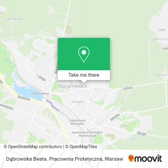 Карта Dąbrowska Beata. Pracownia Protetyczna