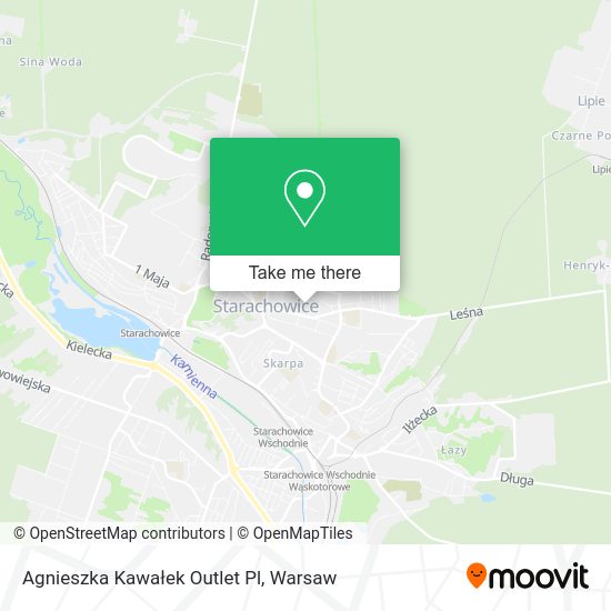 Карта Agnieszka Kawałek Outlet Pl