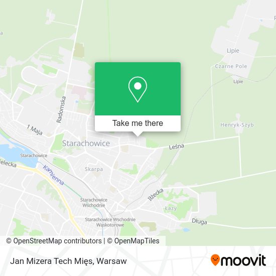 Jan Mizera Tech Mięs map