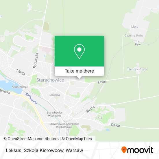 Leksus. Szkoła Kierowców map