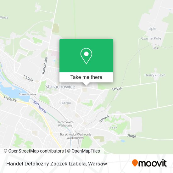 Handel Detaliczny Zaczek Izabela map