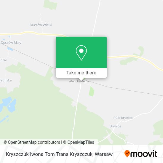 Карта Kryszczuk Iwona Tom Trans Kryszczuk