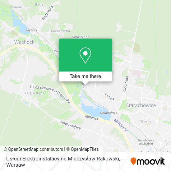 Usługi Elektroinstalacyjne Mieczysław Rakowski map