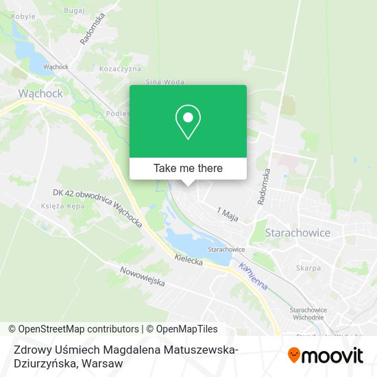 Zdrowy Uśmiech Magdalena Matuszewska-Dziurzyńska map