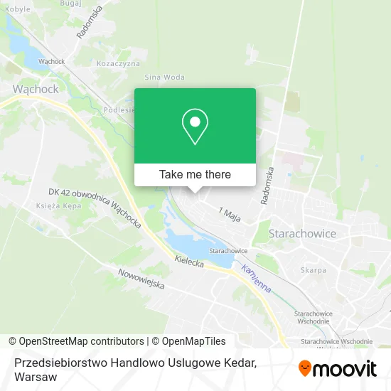 Карта Przedsiebiorstwo Handlowo Uslugowe Kedar