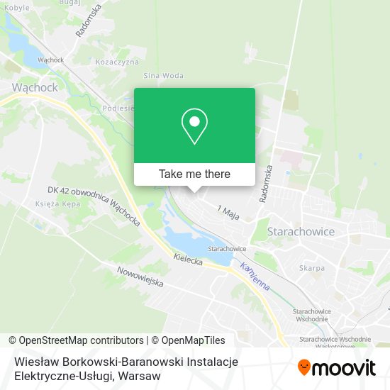 Wiesław Borkowski-Baranowski Instalacje Elektryczne-Usługi map