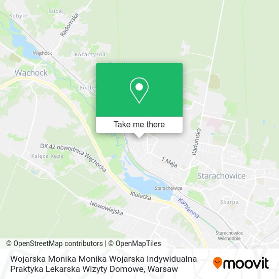 Wojarska Monika Monika Wojarska Indywidualna Praktyka Lekarska Wizyty Domowe map