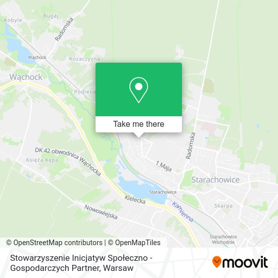 Stowarzyszenie Inicjatyw Społeczno - Gospodarczych Partner map