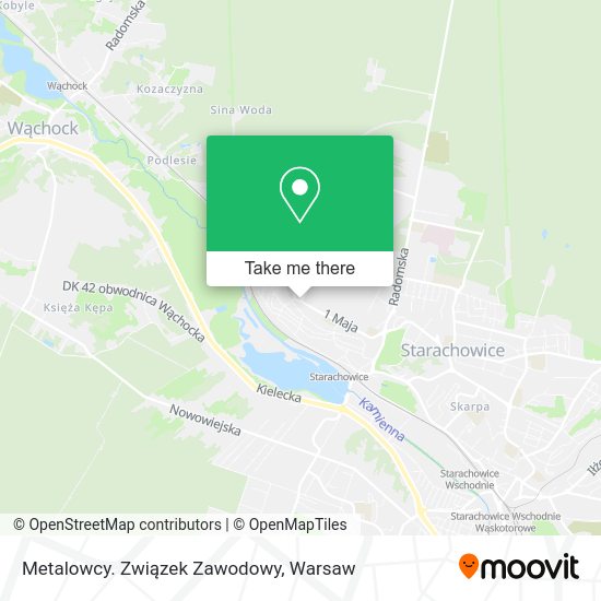 Metalowcy. Związek Zawodowy map