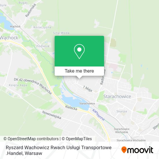 Ryszard Wachowicz Rwach Usługi Transportowe .Handel map