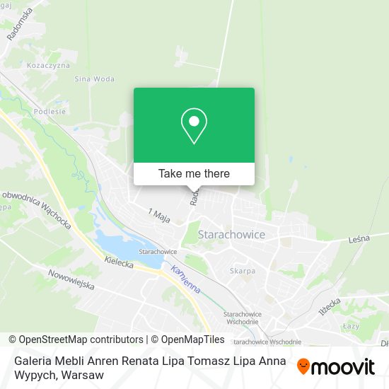 Galeria Mebli Anren Renata Lipa Tomasz Lipa Anna Wypych map