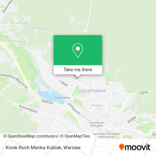 Карта Kiosk Ruch Marika Kubiak