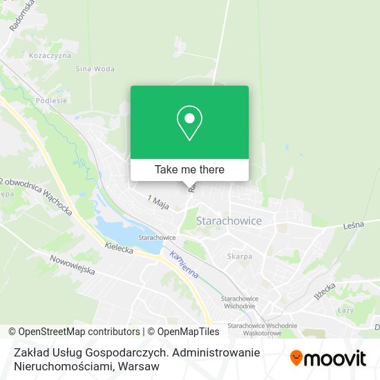 Zakład Usług Gospodarczych. Administrowanie Nieruchomościami map