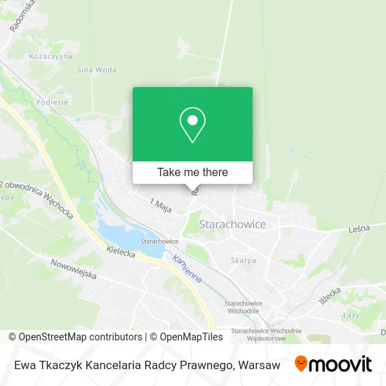 Карта Ewa Tkaczyk Kancelaria Radcy Prawnego