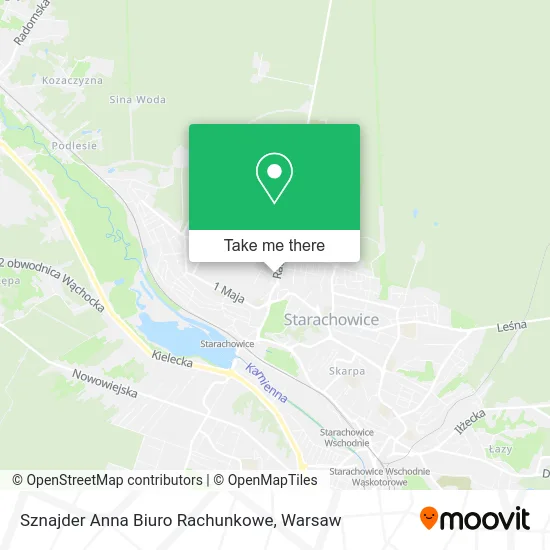 Карта Sznajder Anna Biuro Rachunkowe