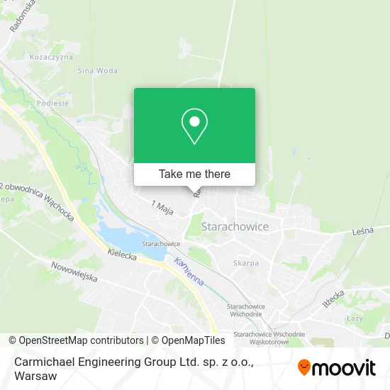 Карта Carmichael Engineering Group Ltd. sp. z o.o.