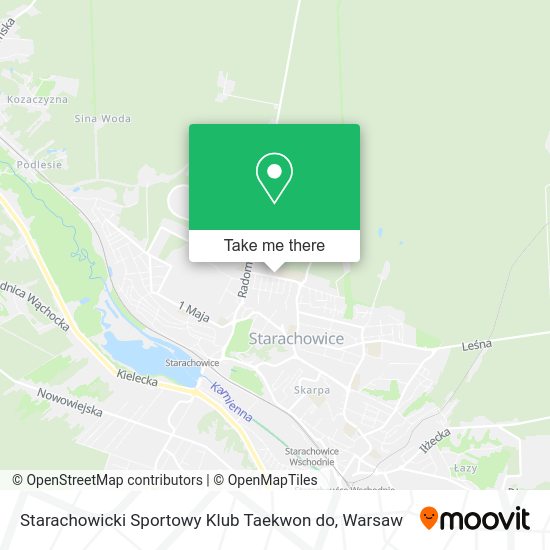 Starachowicki Sportowy Klub Taekwon do map