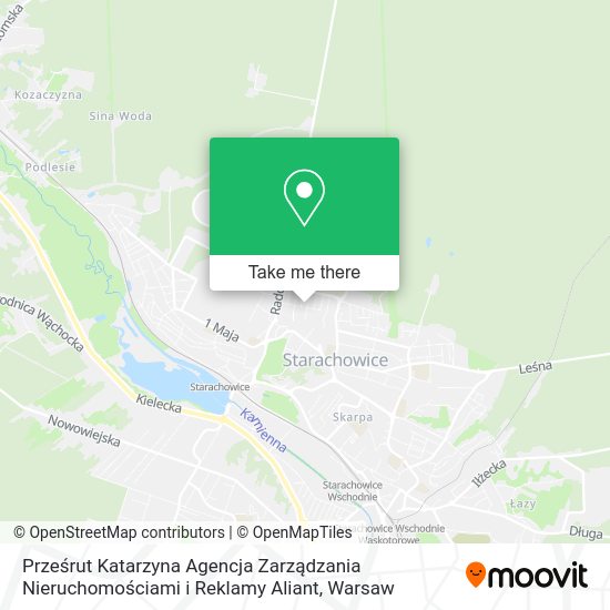 Prześrut Katarzyna Agencja Zarządzania Nieruchomościami i Reklamy Aliant map