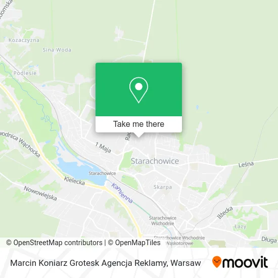 Карта Marcin Koniarz Grotesk Agencja Reklamy