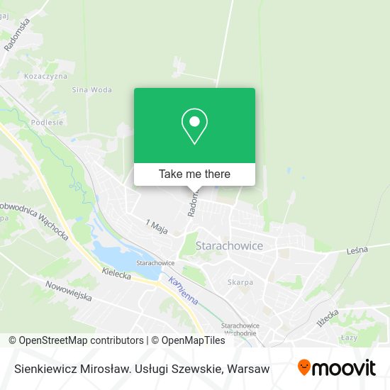 Sienkiewicz Mirosław. Usługi Szewskie map