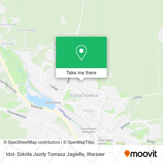 Idol- Szkoła Jazdy Tomasz Jagiełło map