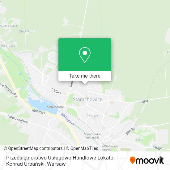 Przedsiębiorstwo Usługowo Handlowe Lokator Konrad Urbański map