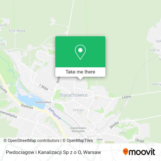 Pwdociagow i Kanalizacji Sp z o O map