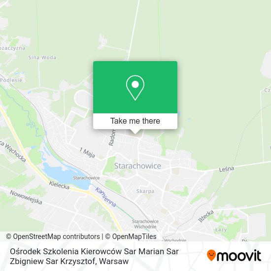 Ośrodek Szkolenia Kierowców Sar Marian Sar Zbigniew Sar Krzysztof map