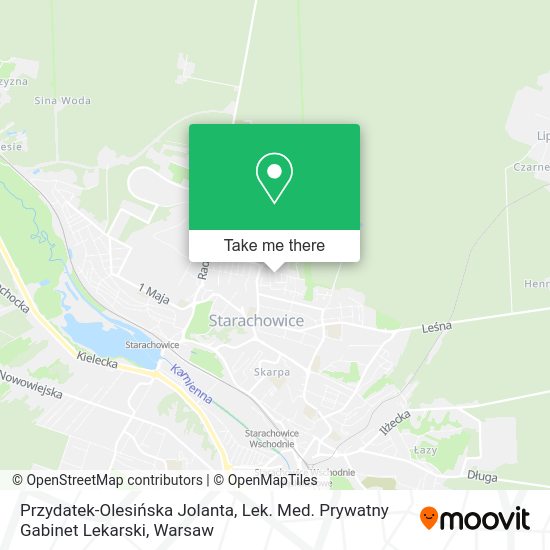 Przydatek-Olesińska Jolanta, Lek. Med. Prywatny Gabinet Lekarski map