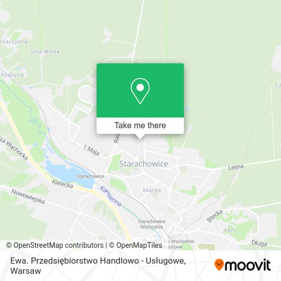 Ewa. Przedsiębiorstwo Handlowo - Usługowe map