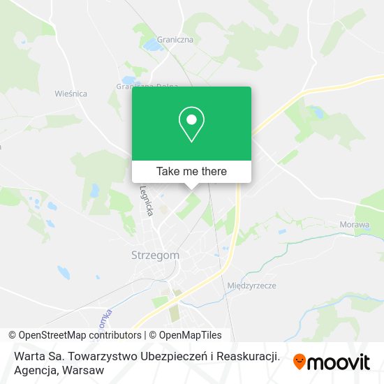 Карта Warta Sa. Towarzystwo Ubezpieczeń i Reaskuracji. Agencja