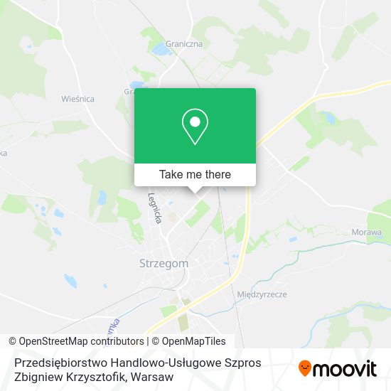 Przedsiębiorstwo Handlowo-Usługowe Szpros Zbigniew Krzysztofik map