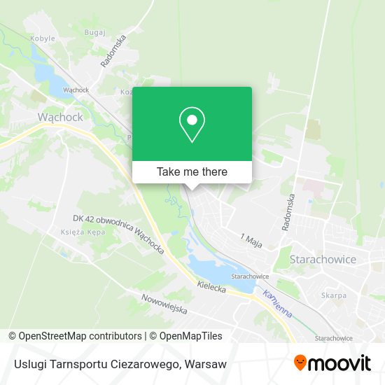 Uslugi Tarnsportu Ciezarowego map